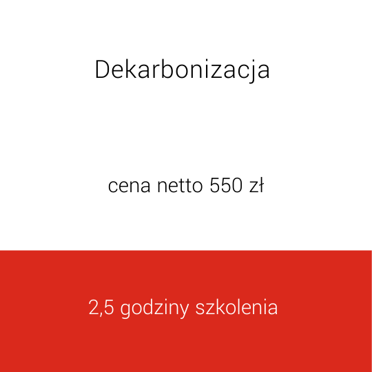 dekarbonizacja szkolenie